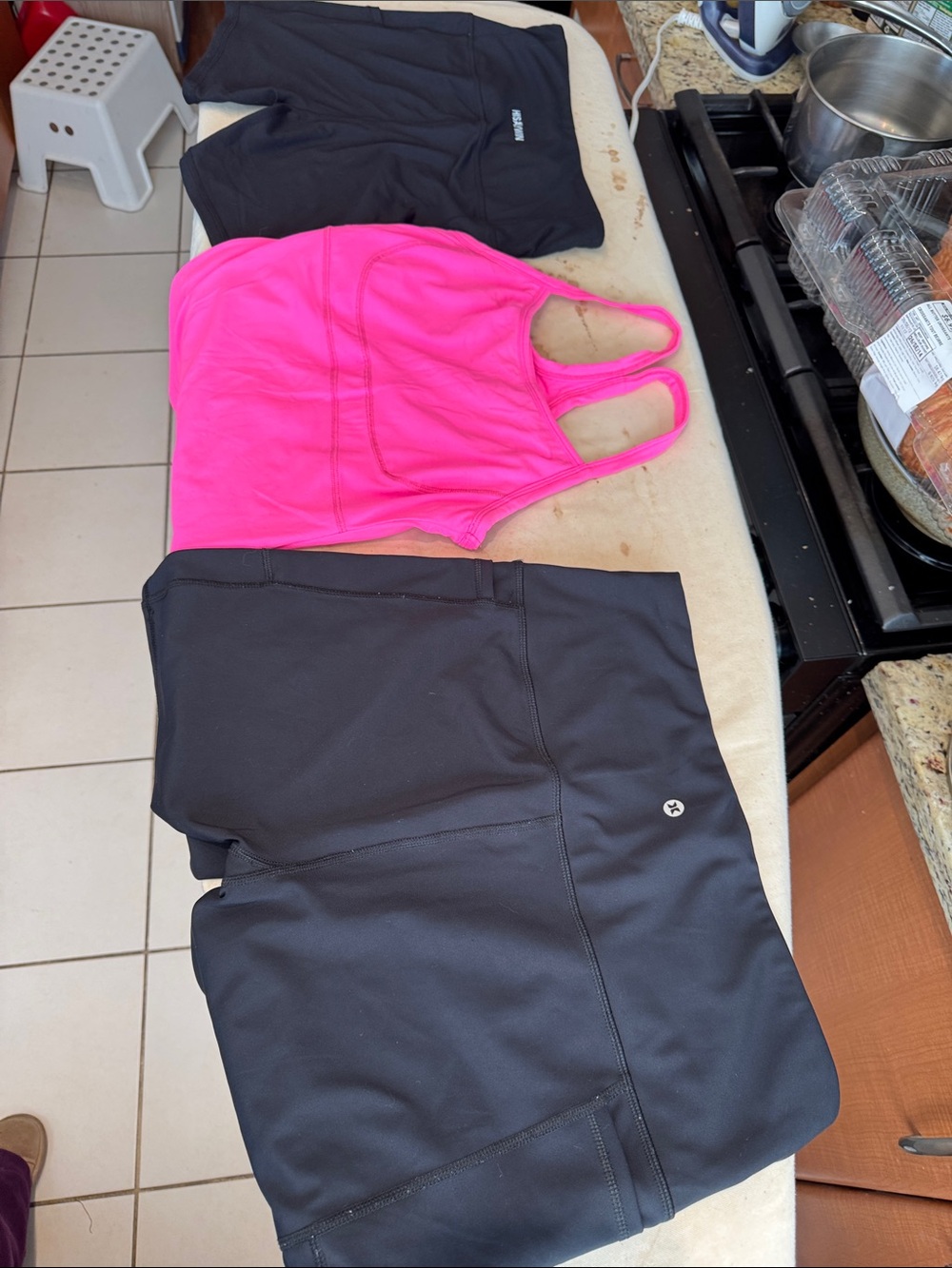 Kids Black Active Stretch Yoga Shorts